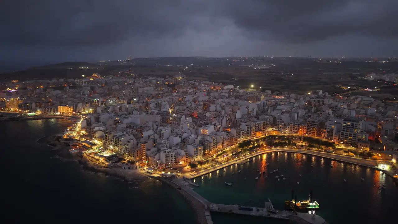 The bay at blue hour